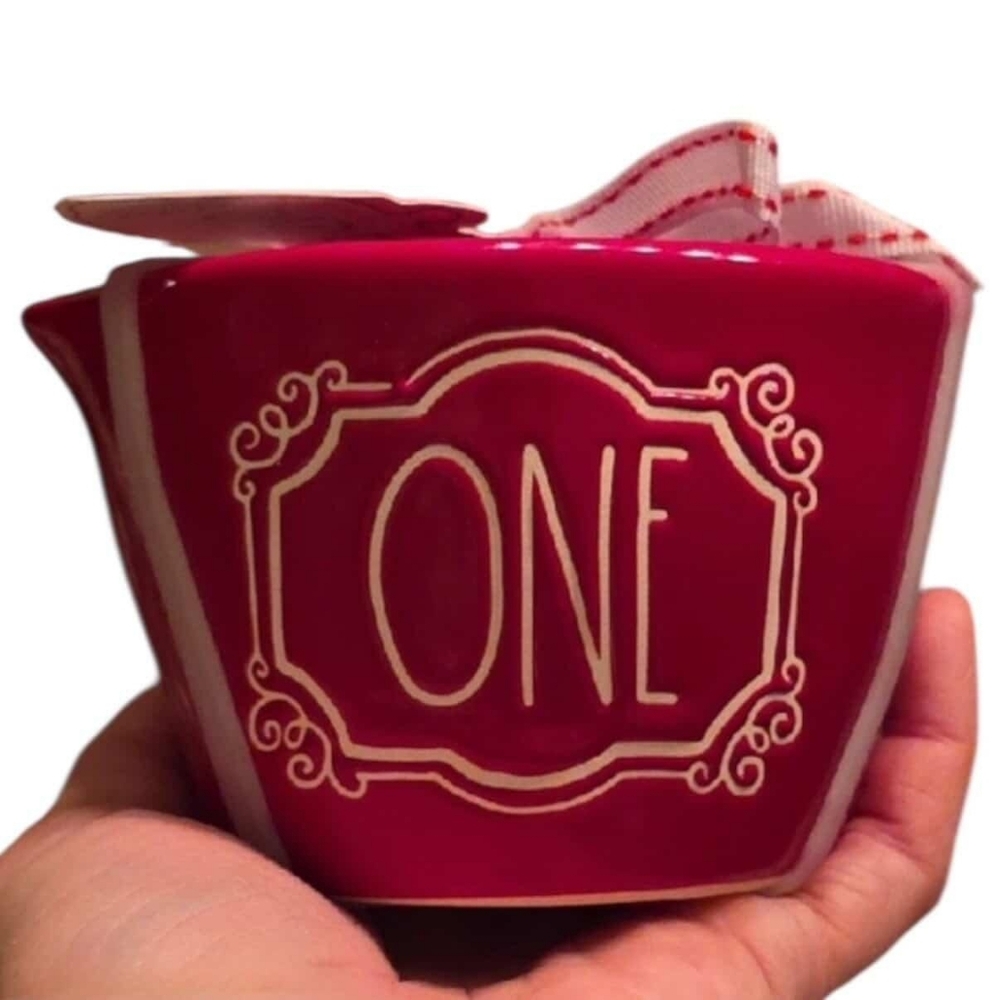 Rae Dunn HTF Red LL Measuring Cups